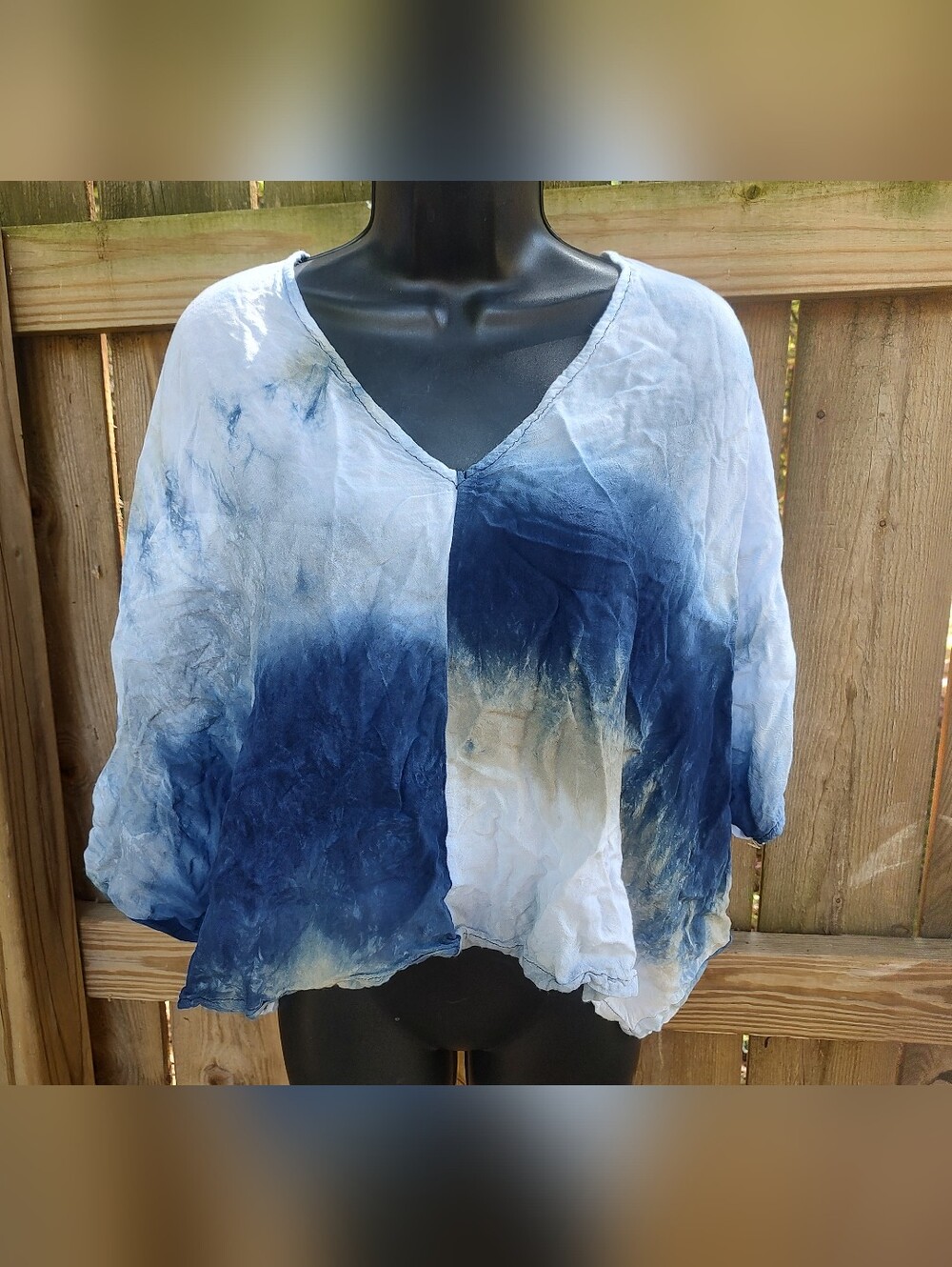 🏵️ Bryn Walker Tie Dye Boho Oversized Flutter Boxy Shirt